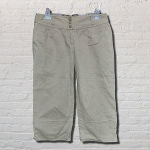 Ann Taylor Loft Women’s Pants, Size 6, Khaki, Marisa Cropped Pants, 4 Pockets